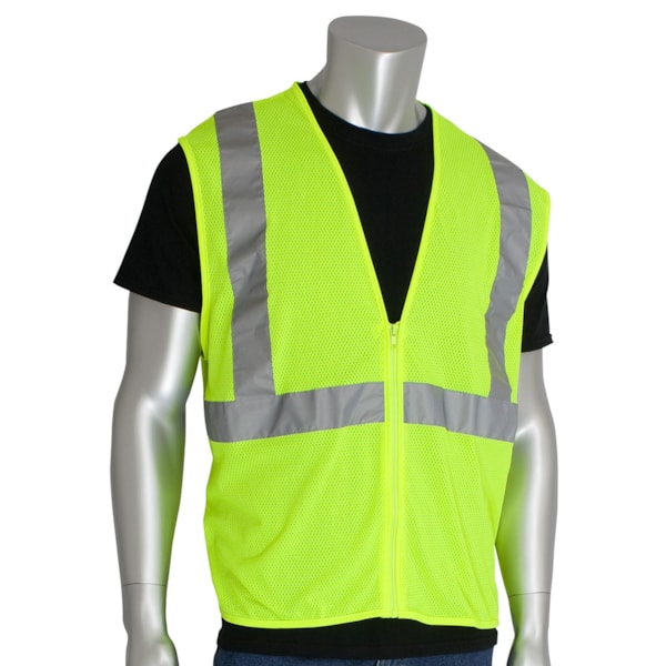 Class 2 Hi-Vis Mesh Traffic Safety Vest