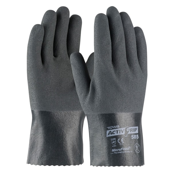  ActivGrip™ 10" Nitrile Coated Glove with Cotton Liner and MicroFinish Grip