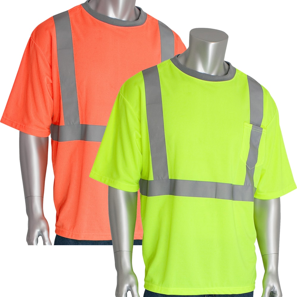 Class 2 Hi-Vis Mesh Traffic Safety T-Shirt