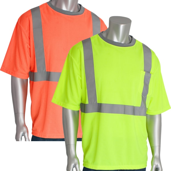 Class 2 Hi-Vis Mesh Traffic Safety T-Shirt