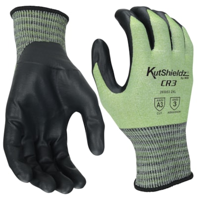 Touchscreen Polyurethane Palm Coated 18-Gauge HPPE/Metal Level 3 Cut Resistant Gloves