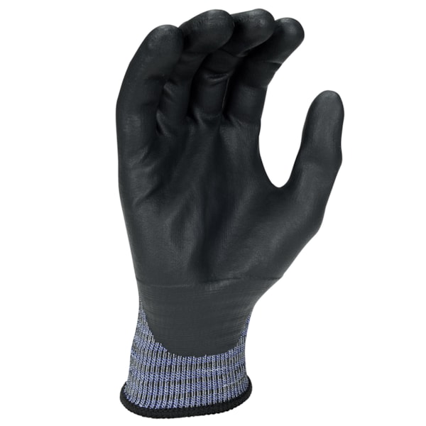 Touchscreen PPU Palm Coated HPPE/Metal Blend Level A4 Cut Resistant Gloves