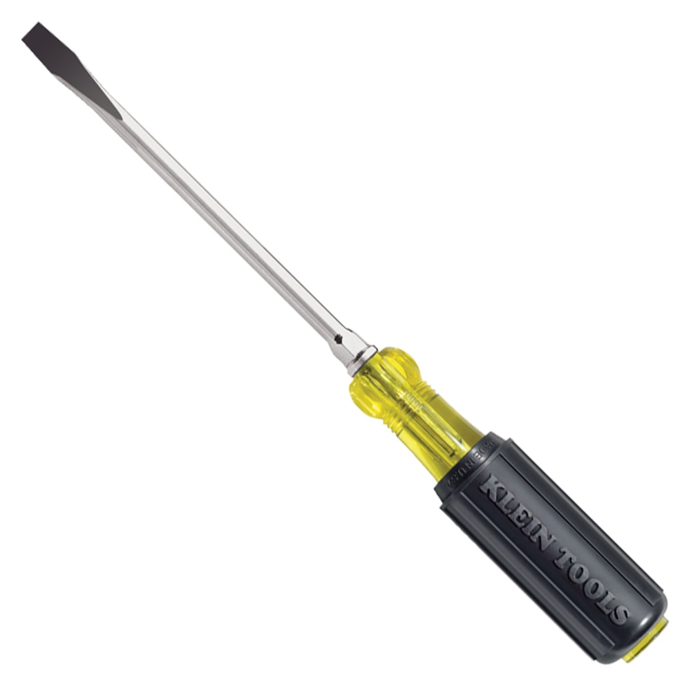 Cushion Grip H.D. Round Shank Screwdriver – 5/16" x 6" Straight Tip