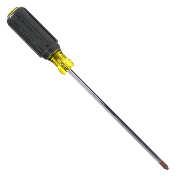 Cushion Grip Round Shank Screwdriver – 7" x No. 2 Phillips Tip