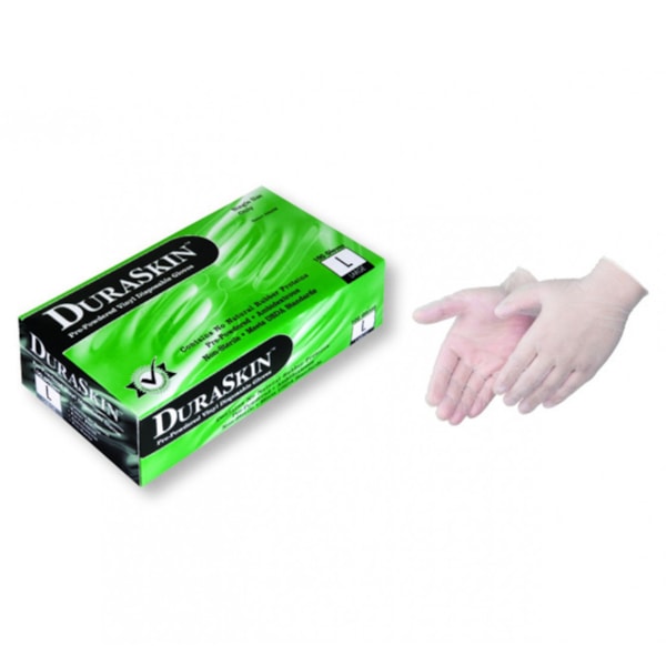 BioSkin™ 5 mil Powder-Free 9" Disposable Vinyl Gloves, 100/Box