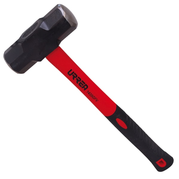 4lb Octagonal Sledge Hammer With 15-1/4” Fiberglass Handle