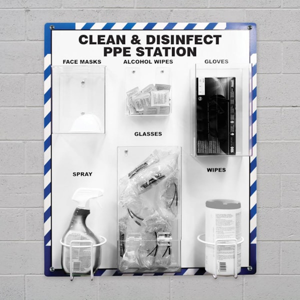Clean and Disinfect PPE Station, Board Only