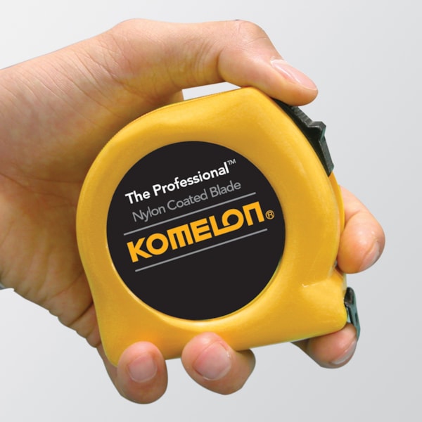 16' & 5m x 3/4" The Professional™ Yellow Case & Inch Metric Steel Blade Tape Measure