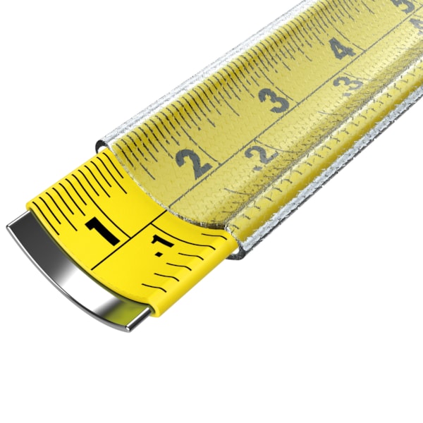 25' x 1" Green Self Lock™ Inch & Engineer Tape Measure