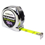 16' x 3/4" The Professional™ Chrome Case & Hi-Vis Blade Tape Measure thumbnail 1