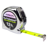 12' x 5/8" The Professional™ Chrome Case & Hi-Vis Blade Tape Measure thumbnail 1