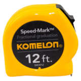 12' x 5/8" Speed-Mark™ Yellow Case & Fractional Steel Tape Measure thumbnail 4