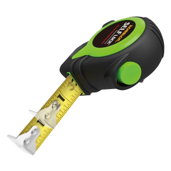 12' Self Lock Measure Tape, Nylon Coated