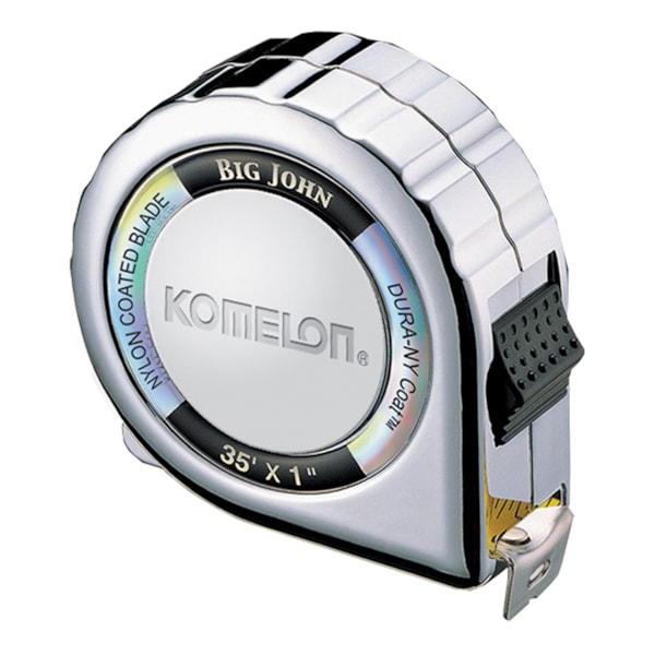 35' x 1" Big John Compact Chrome Case Tape Measure