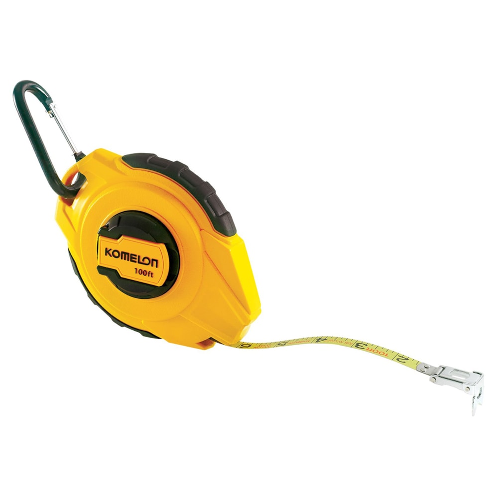 100' x 3/8"  Evolution Gripper™ ABS Closed Case & Hi-Vis Blade Long Tape Measure
