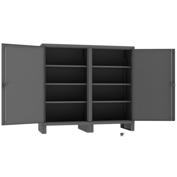 Double Shift Cabinet, 24X72, 6 shelves