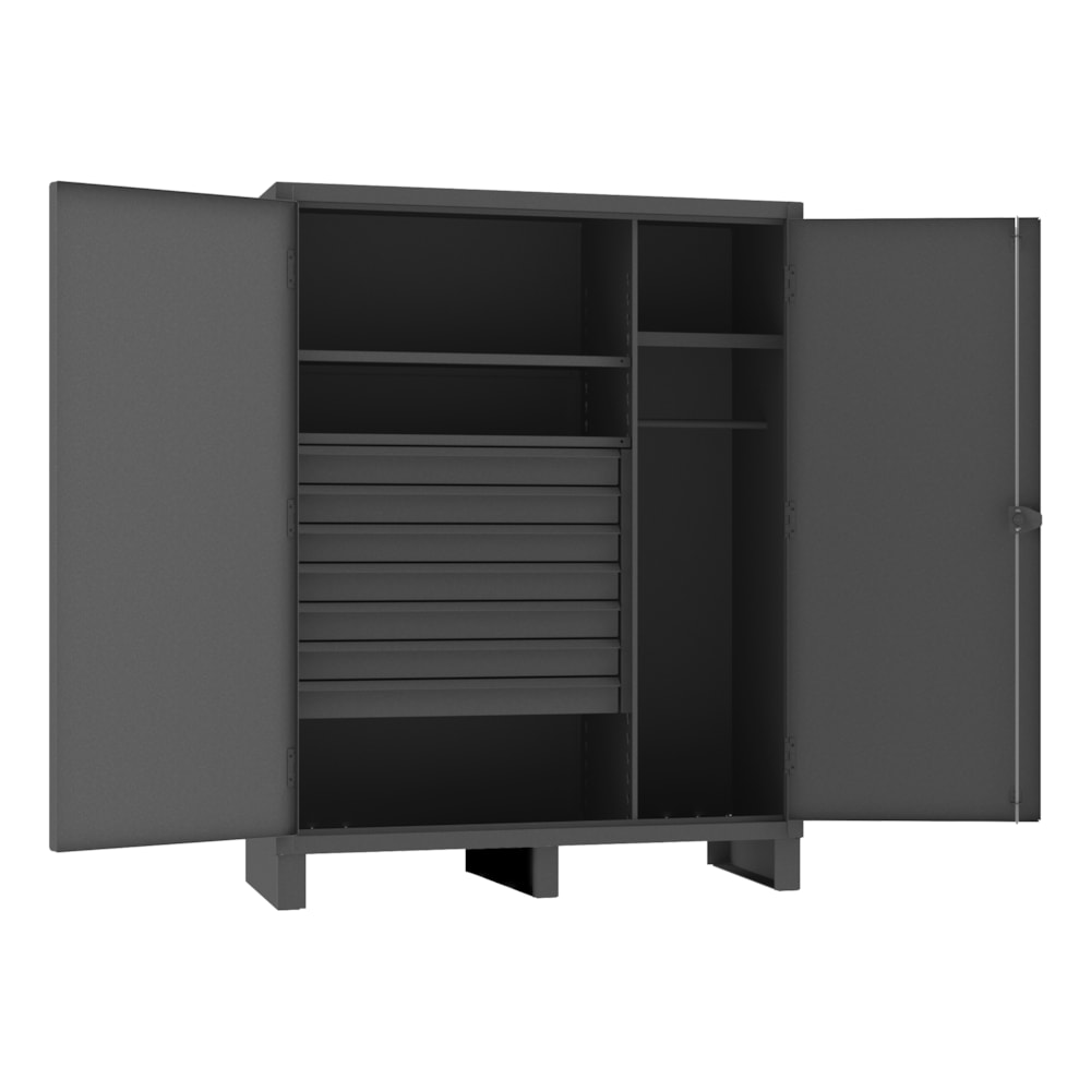 Cabinet, 24X60, 7 drawer, hanger bar