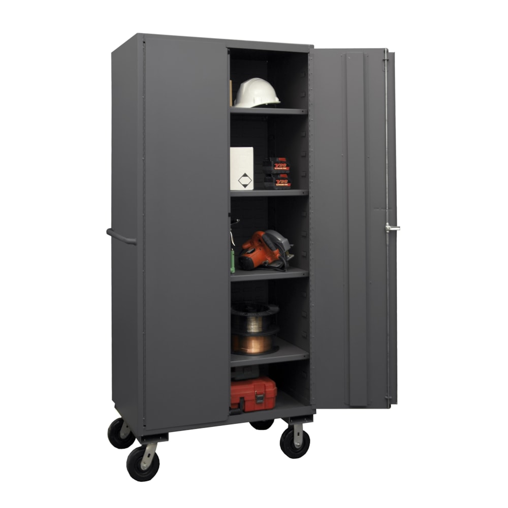Mobile Cabinet, 38X24, 16 gauge, 4 shelf