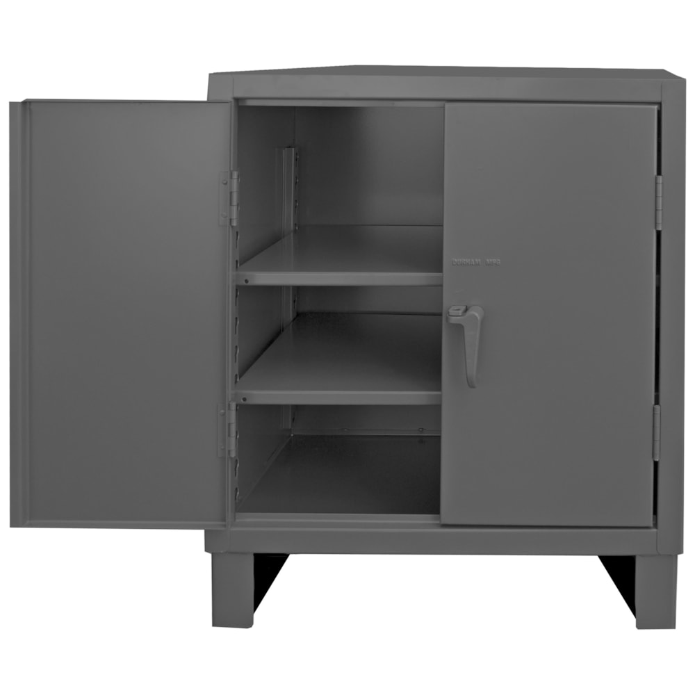 Shelf Cabinet, 14 gauge, 2 shelves 36.125"W X 24"D X 42"H