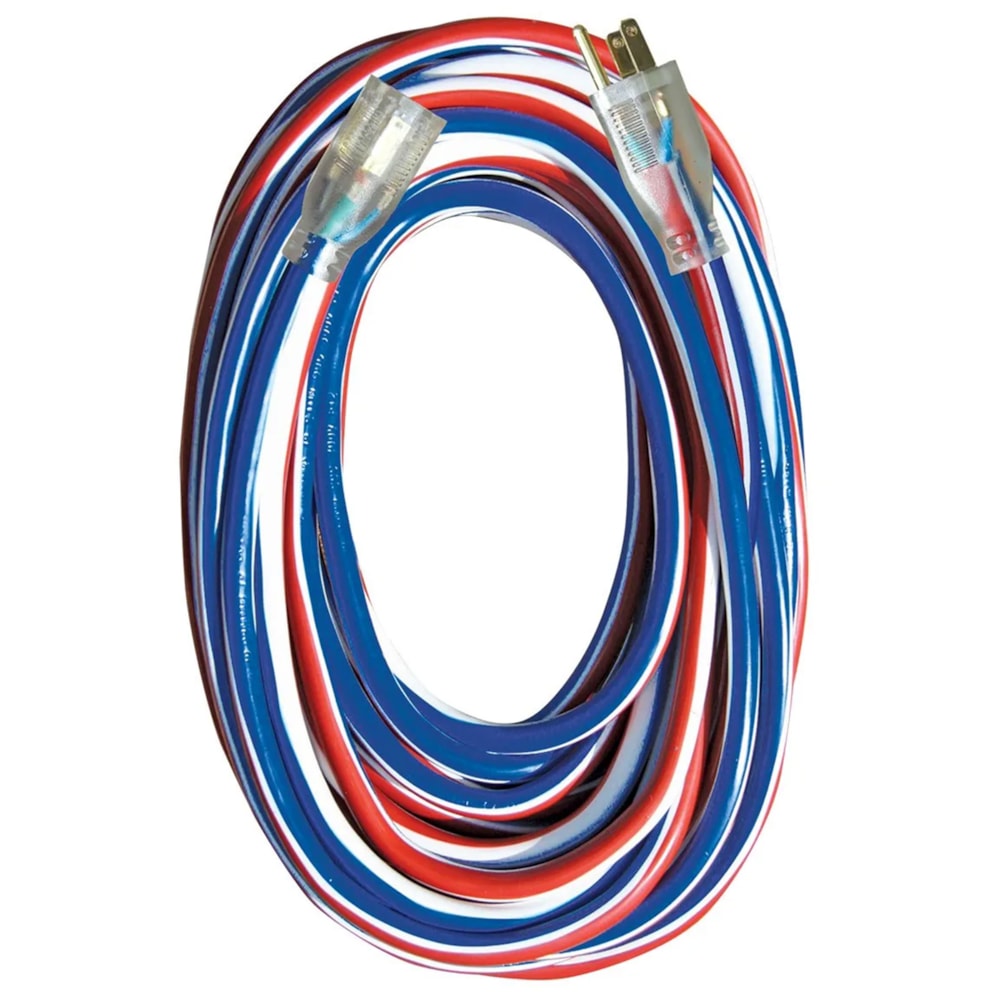 3-Conductor 300V 100' SJTW SUPER-FLEX Extension Cord