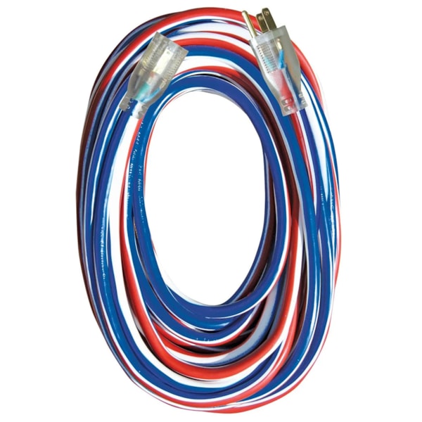 3-Conductor 300V 100' SJTW SUPER-FLEX Extension Cord