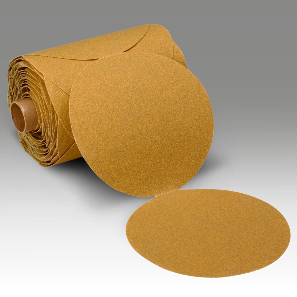 Stikit™ Paper Disc Roll 363I, 5 in x NH P100 F-weight, 100 discs per roll 4 rolls per case
