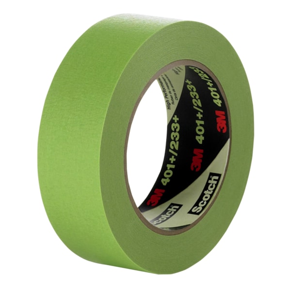 High Performance Green Masking Tape 401+, 48 mm x 55 m, 12 individually wrapped rolls per case, Conveniently Packaged