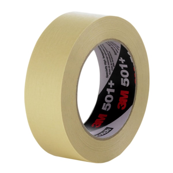 Specialty High Temperature Masking Tape 501+, 24 mm x 55 m, 36 individually wrapped rolls per case, Conveniently Packaged