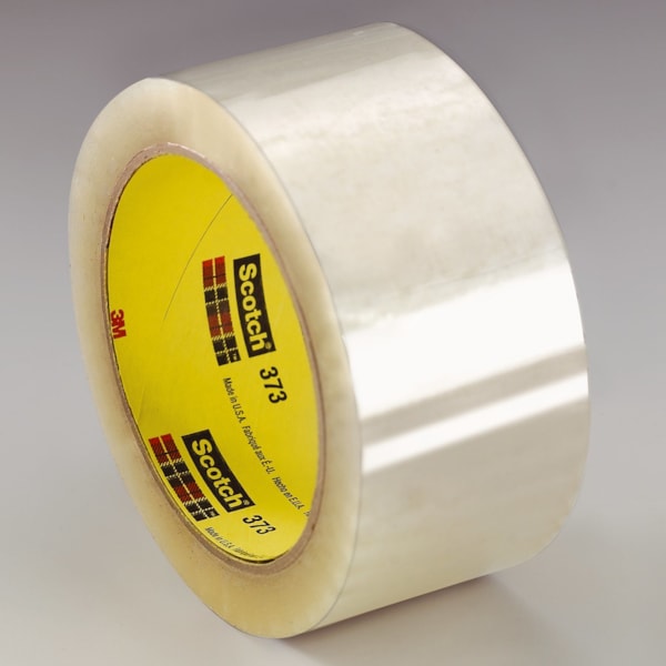 Scotch® Box Sealing Tape 373 Clear, 48 mm x 50 m, 36 per case Bulk