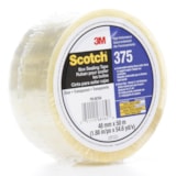 Scotch® High Performance Box Sealing Tape 375 Clear, 48 mm x 50 m, 36 Individually Wrapped Rolls Per Case, Conveniently Packaged thumbnail 4