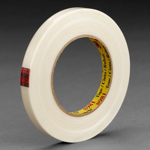 Scotch® Filament Tape 8981 Clear, 36 mm x 55 m, 24 per case Bulk