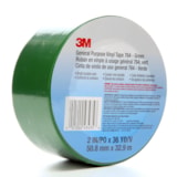 General Purpose Vinyl Tape 764 Green, 2 in x 36 yd 5.0 mil, 24 per case Bulk thumbnail 1