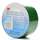 General Purpose Vinyl Tape 764 Green, 2 in x 36 yd 5.0 mil, 24 per case Bulk thumbnail 2