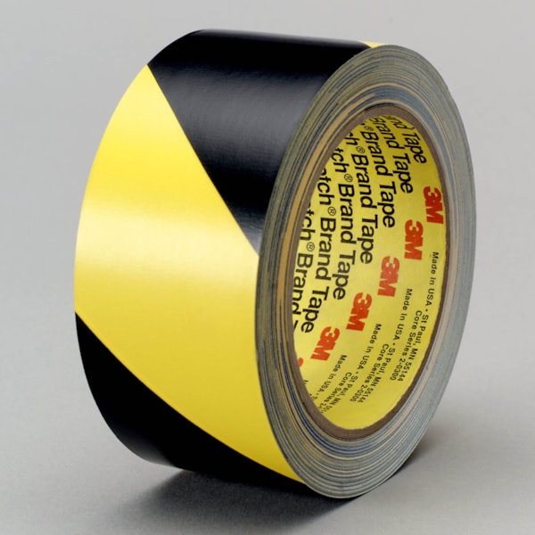 Safety Stripe Tape 5702 Black/Yellow, 2 in x 36 yd 5.4 mil, 24 per case Bulk