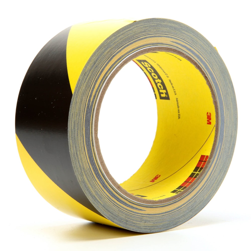 Safety Stripe Tape 5702 Black/Yellow, 2 in x 36 yd 5.4 mil, 24 per case Bulk