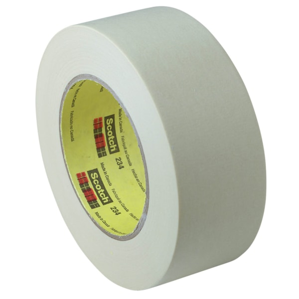 General Purpose Masking Tape 234 Tan, 36 mm x 55 m 5.9 mil, 6 per inner 24 per case Bulk