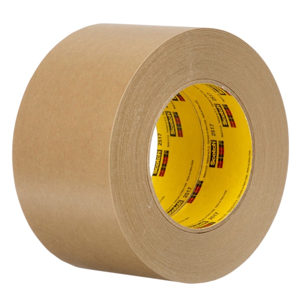 Flatback Tape 2517 Medium Brown, 72 mm x 55 m 6.5 mil, 12 per case Bulk