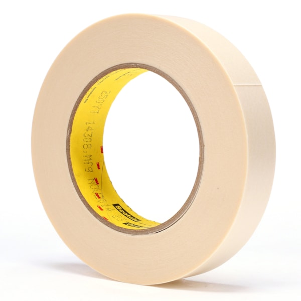 Scotch® Flatback Masking Tape 250 Tan, 1 in x 60 yd 6.0 mil, 6 per box 6 boxes per case Bulk