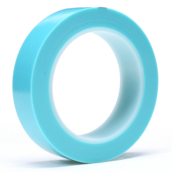 Scotch® High Temperature Fine Line Tape 4737T Translucent Blue, 1 in x 36 yd 5.4 mil, 36 per case Bulk