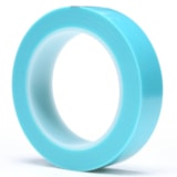 Scotch® High Temperature Fine Line Tape 4737T Translucent Blue, 1 in x 36 yd 5.4 mil, 36 per case Bulk thumbnail 2
