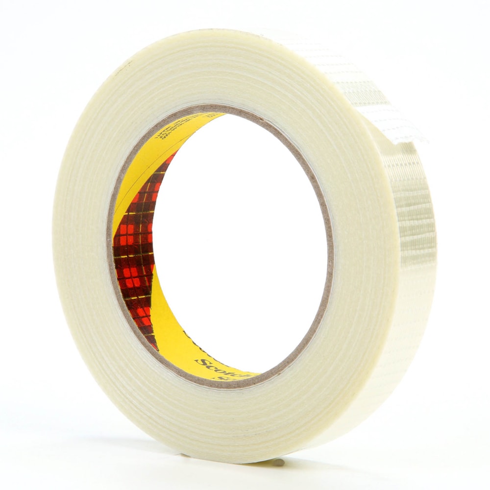 Scotch® Bi-Directional Filament Tape 8959 Clear, 19 mm x 50 m, 48 rolls per case