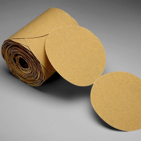Stikit™ Gold Paper Disc Roll 216U, 5 in x NH P280 A-weight, 175 discs per roll 6 rolls per case