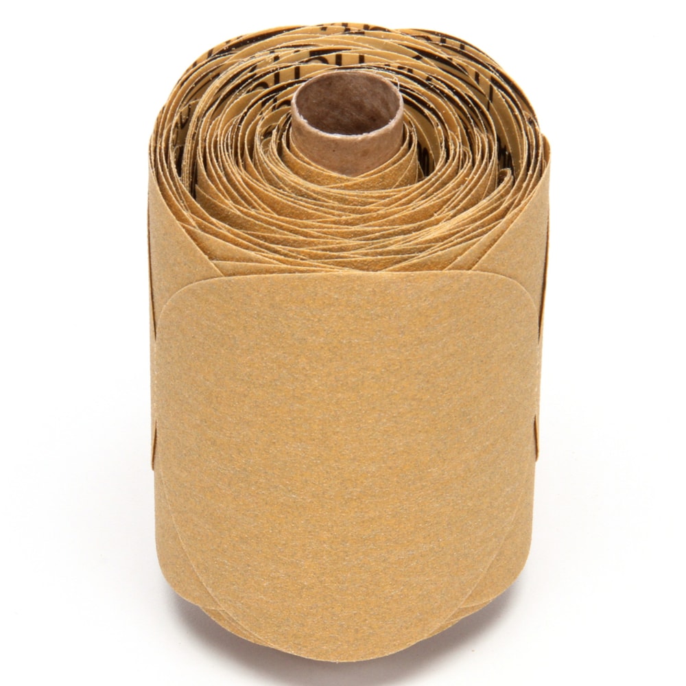 Stikit™ Gold Paper Disc Roll 216U, 5 in x NH P100 A-weight, 125 discs per roll 10 rolls per case