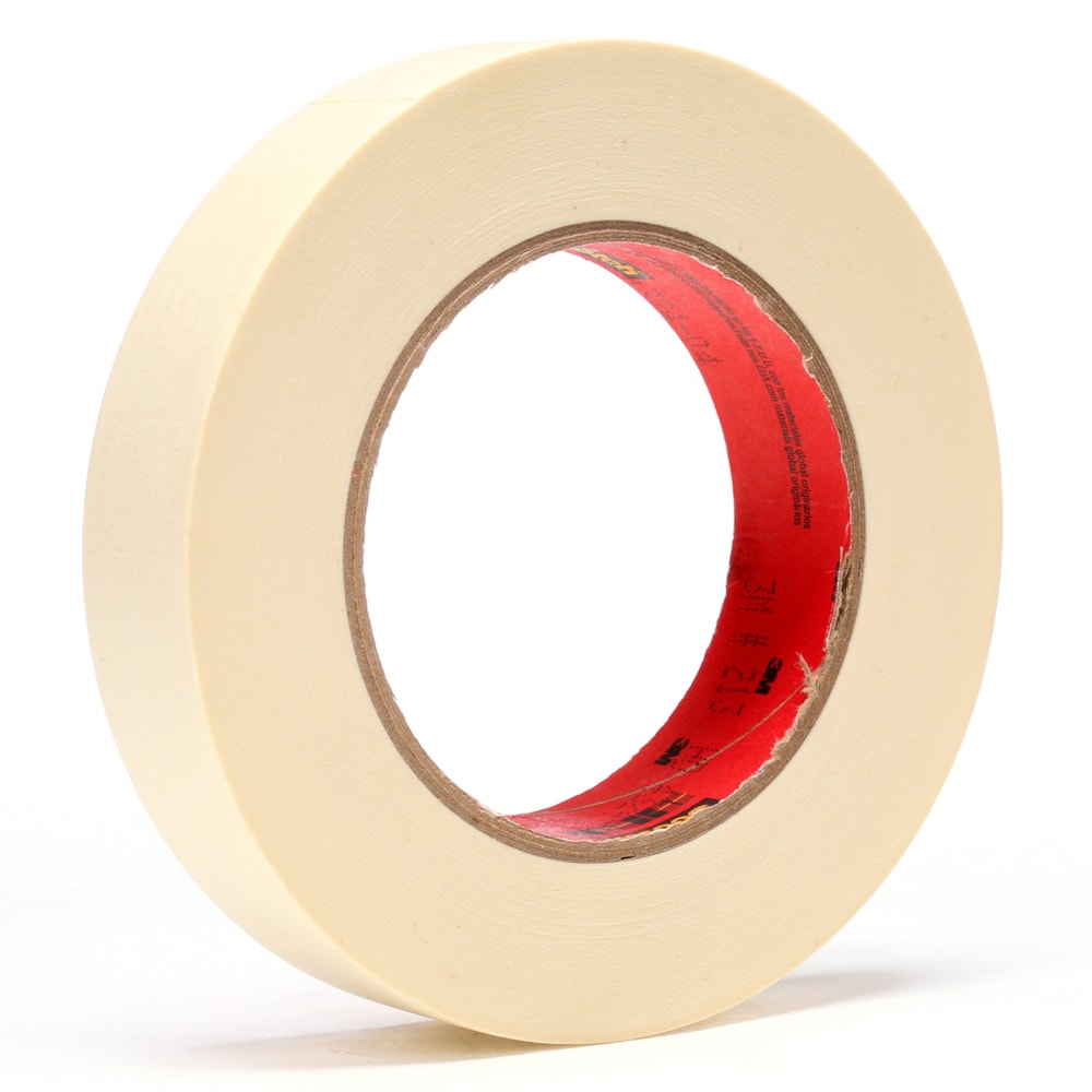 Scotch® High Performance Masking Tape 213 Tan, 1 in x 60 yd 6.5 mil, 36 per case Bulk