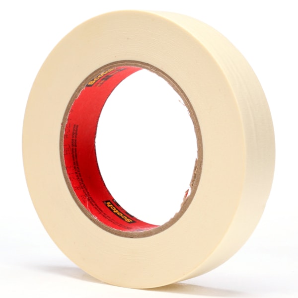 Scotch® High Performance Masking Tape 213 Tan, 1 in x 60 yd 6.5 mil, 36 per case Bulk