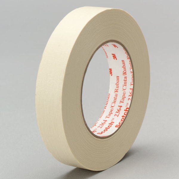Performance Masking Tape 2364 Tan, 48 mm x 55 m 6.5 mil, 24 per case