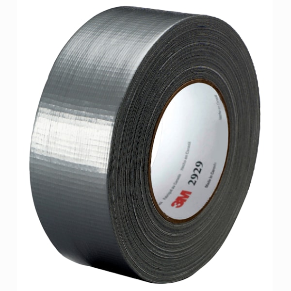 General Use Duct Tape 2929 Silver, 1.88 in x 50 yd 5.5 mil, 24 per case, Conveniently Packaged