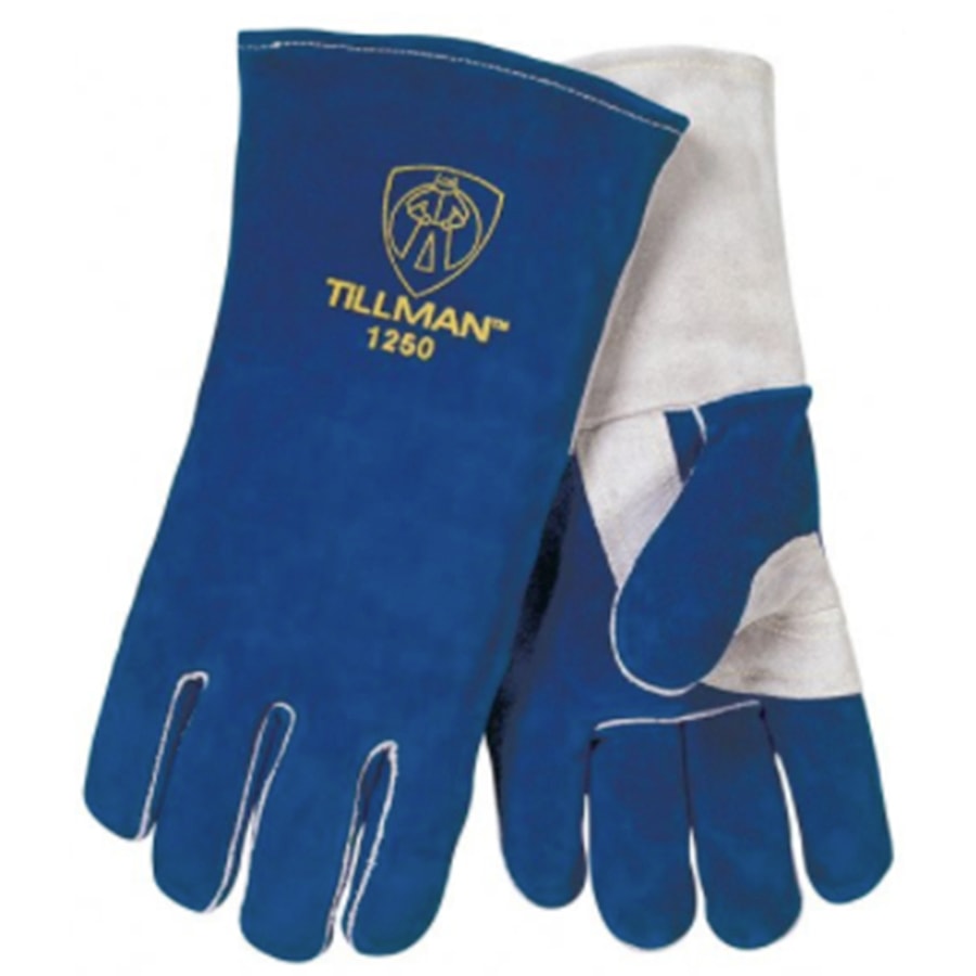 Premium Blue Side Split Leather 14" Welder's Gloves