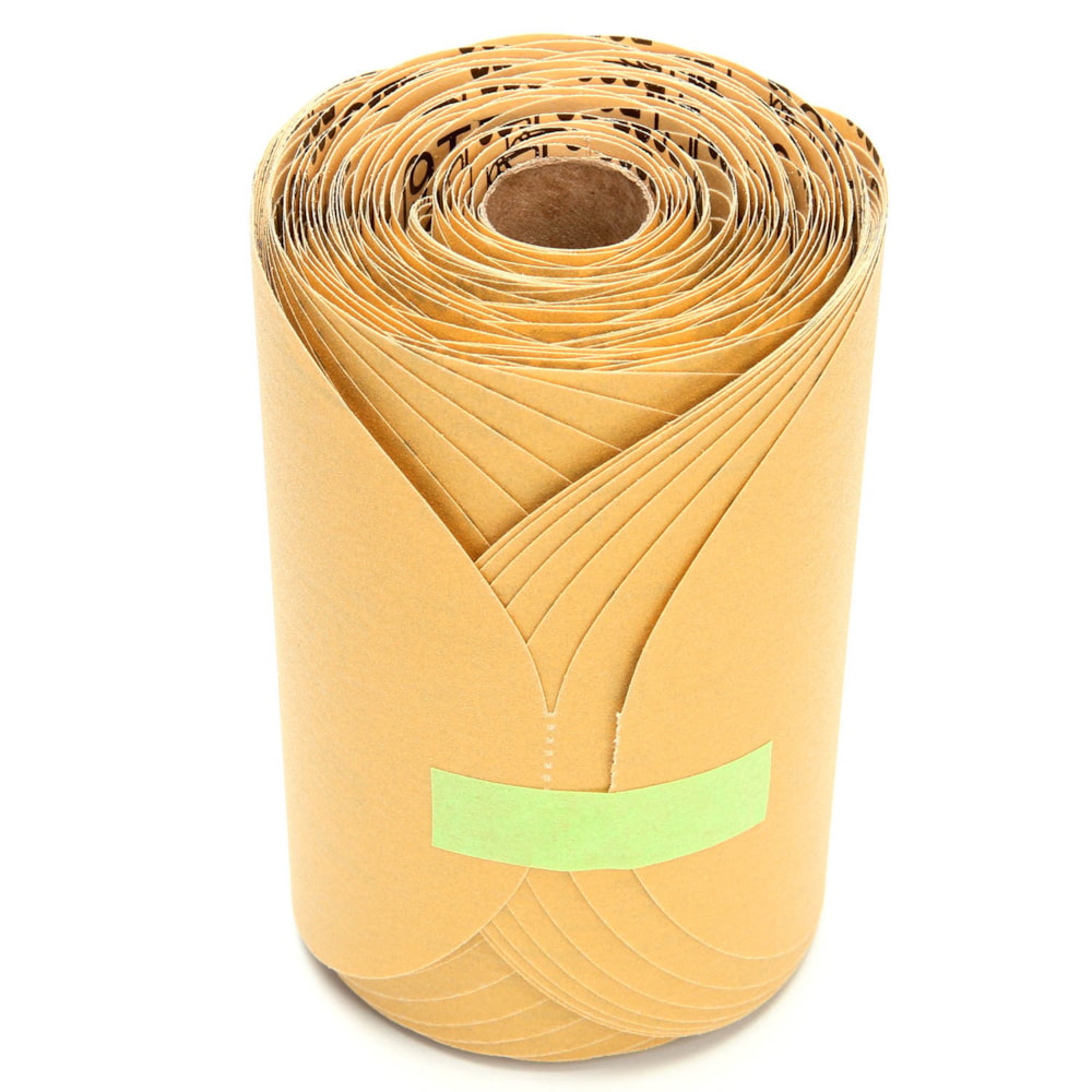 Stikit™ Gold Paper Disc Roll 216U, 5 in x NH P600 A-weight, 175 Discs per Roll 6 rolls per case