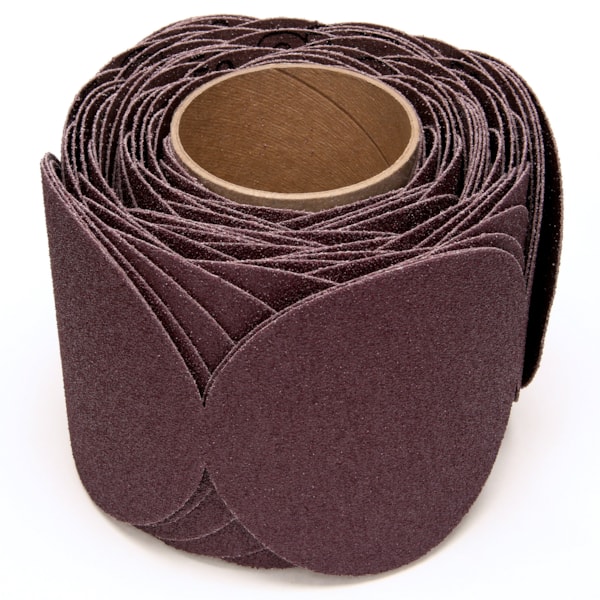 Stikit™ Cloth Disc Roll 341D, 5 in x NH 50 X-weight, 100 discs per roll 4 rolls per case